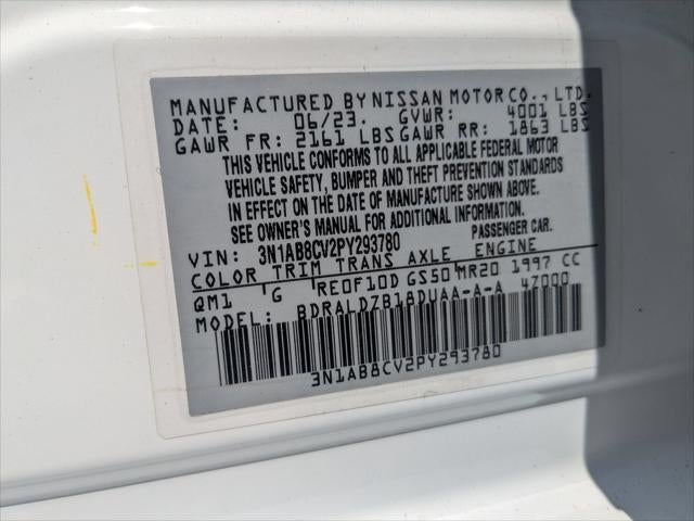 2023 Nissan Sentra SV Xtronic CVT