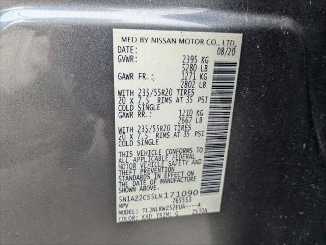 2020 Nissan Murano SL Intelligent AWD