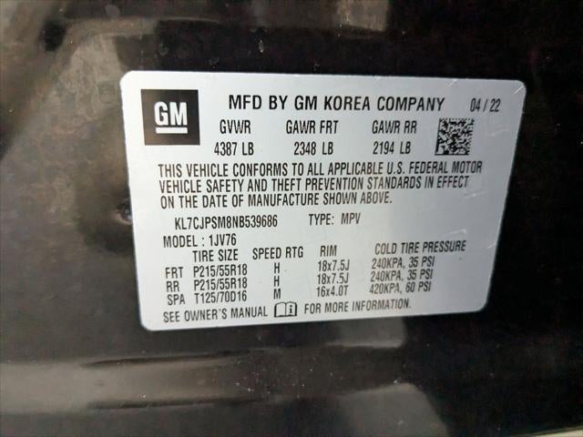 2022 Chevrolet Trax AWD LT