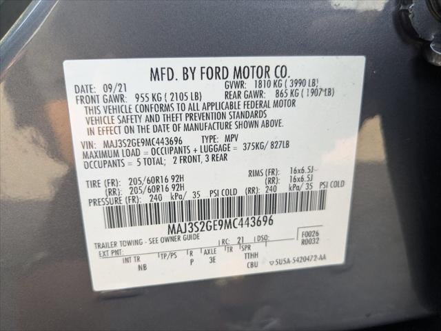 2021 Ford EcoSport SE