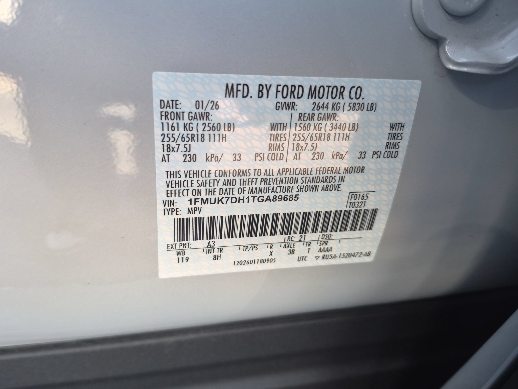 2026 Ford Explorer Active w/200A Pkg - Crossroads Courtesy Demo
