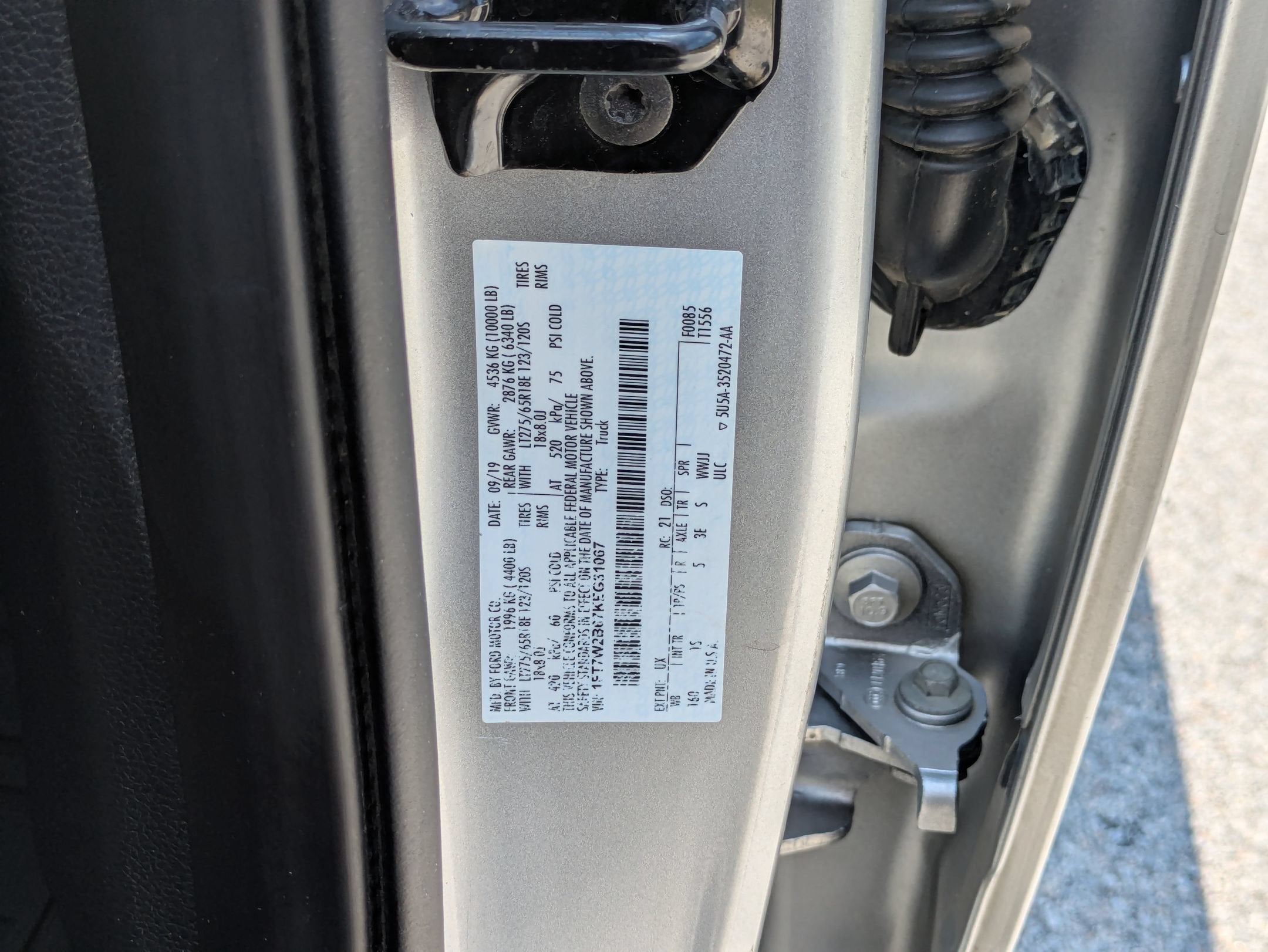 2019 Ford Super Duty F-250 SRW XL