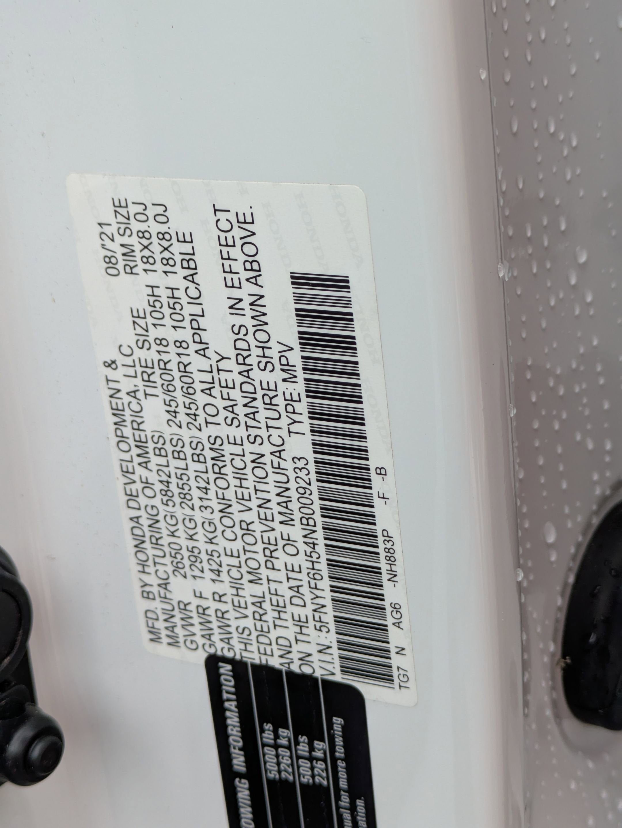 2022 Honda Pilot EX-L