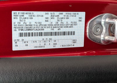 2026 Ford Escape ST-Line - Crossroads Courtesy Demo