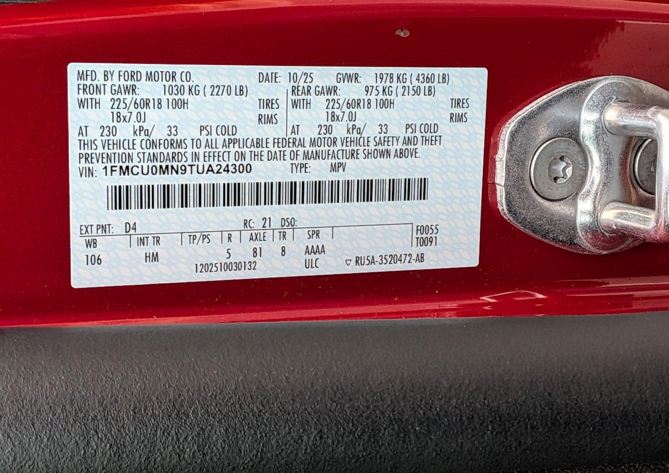 2026 Ford Escape ST-Line - Crossroads Courtesy Demo