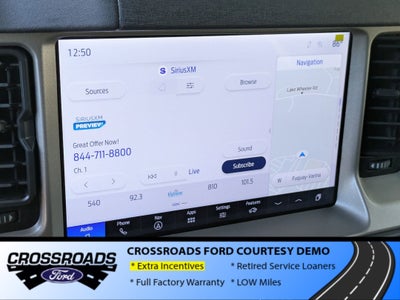 2025 Ford Bronco Outer Banks - Crossroads Courtesy Demo