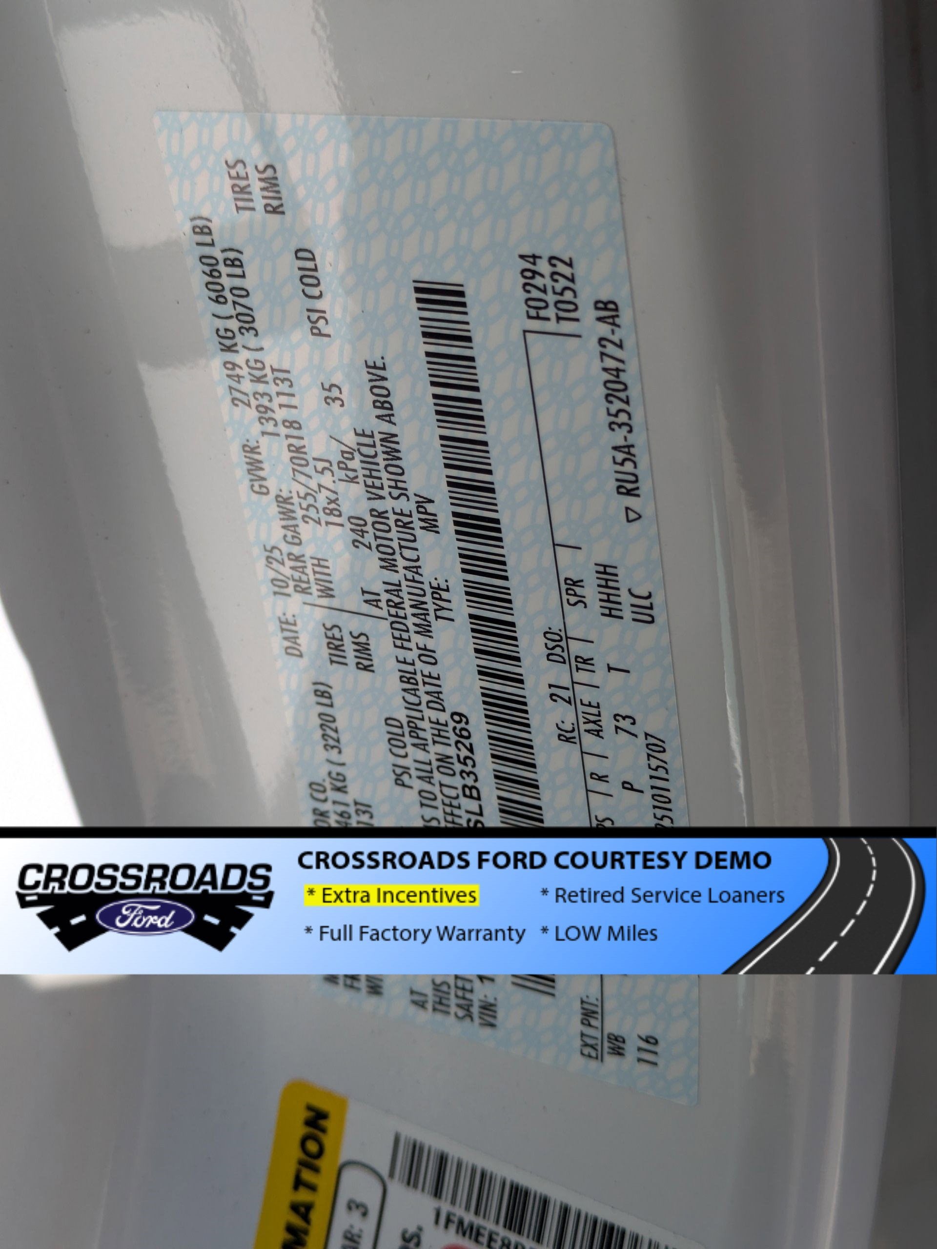 2025 Ford Bronco Outer Banks - Crossroads Courtesy Demo