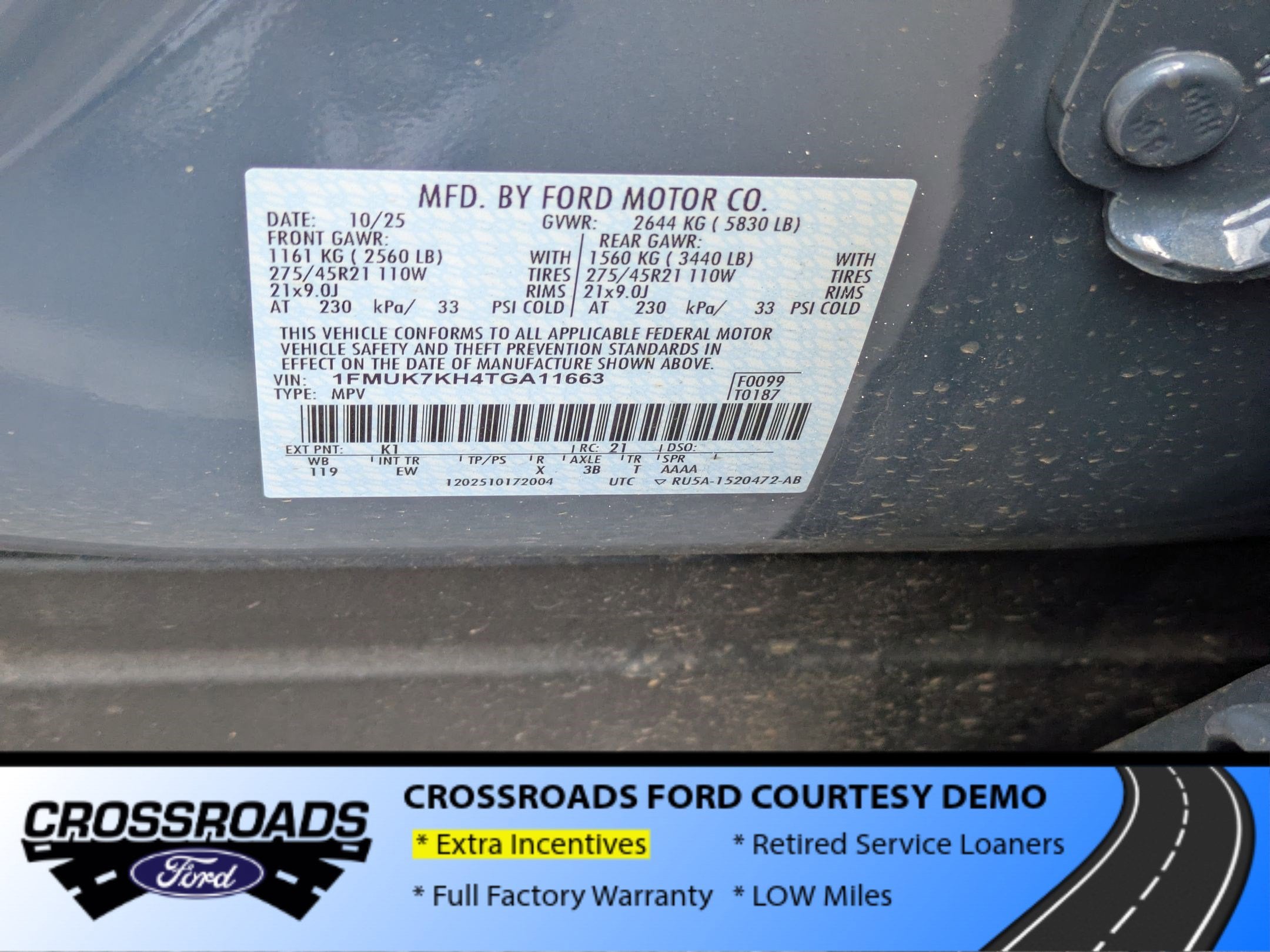 2026 Ford Explorer ST-Line - Crossroads Courtesy Demo