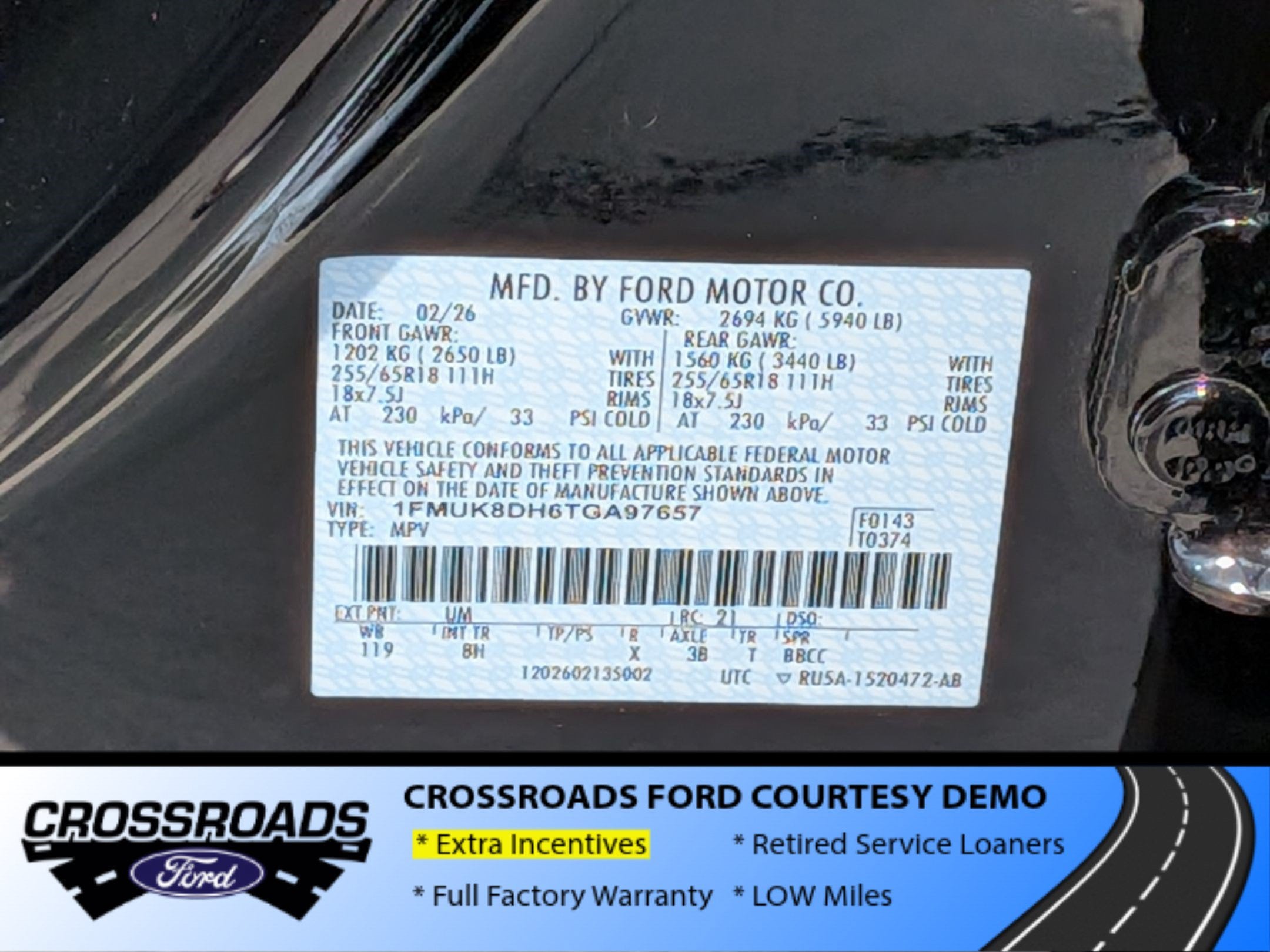 2026 Ford Explorer Active - Crossroads Courtesy Demo