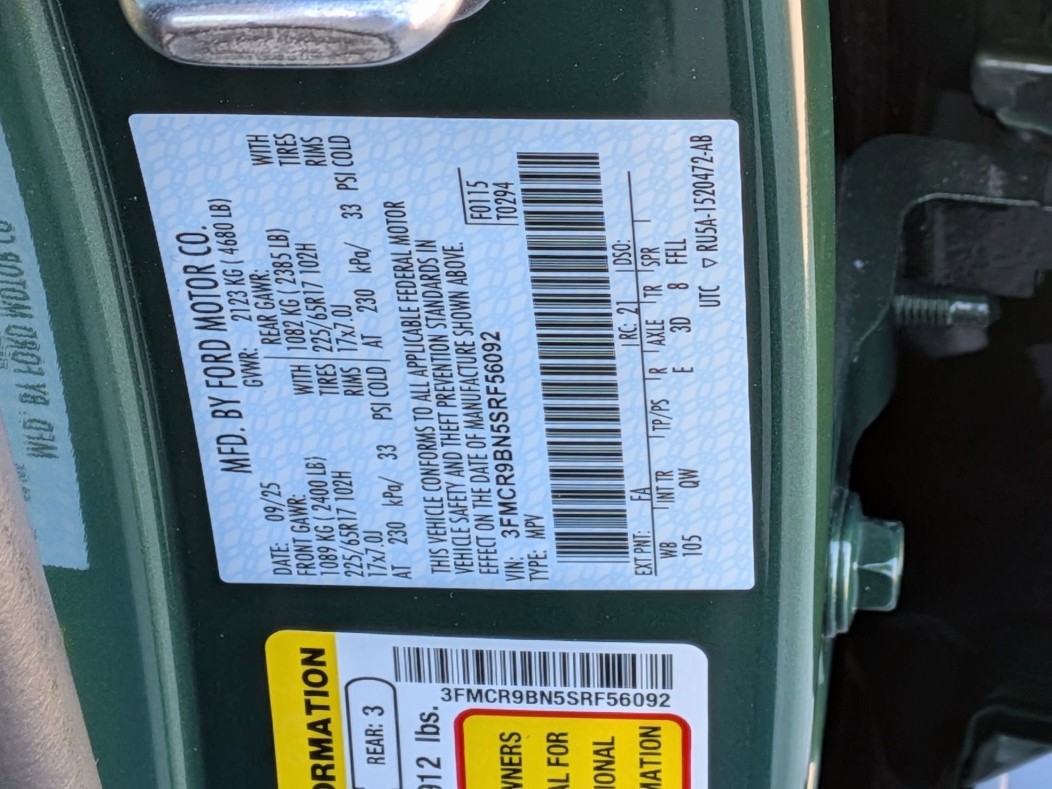 2025 Ford Bronco Sport Big Bend