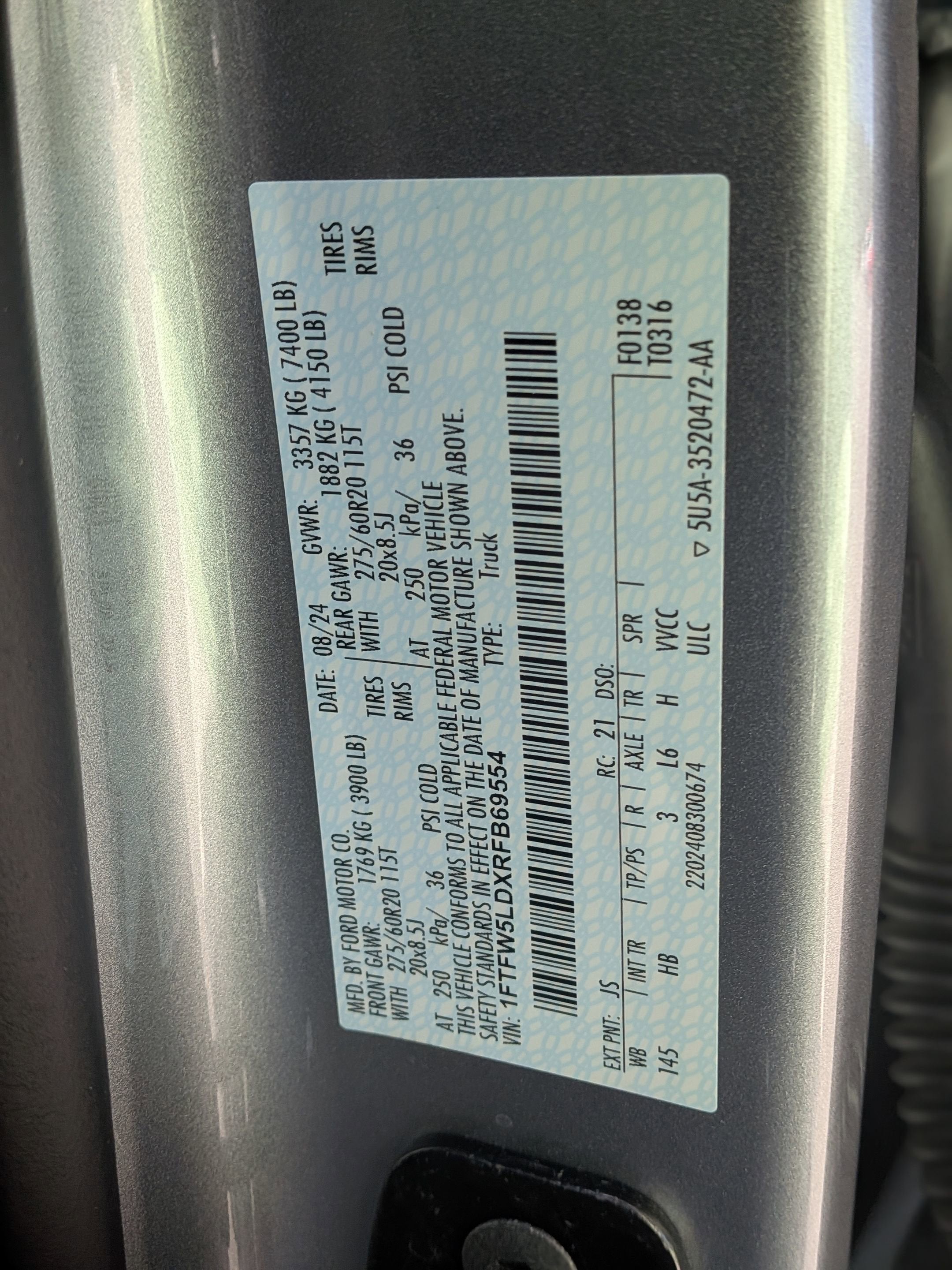 2024 Ford F-150 LARIAT