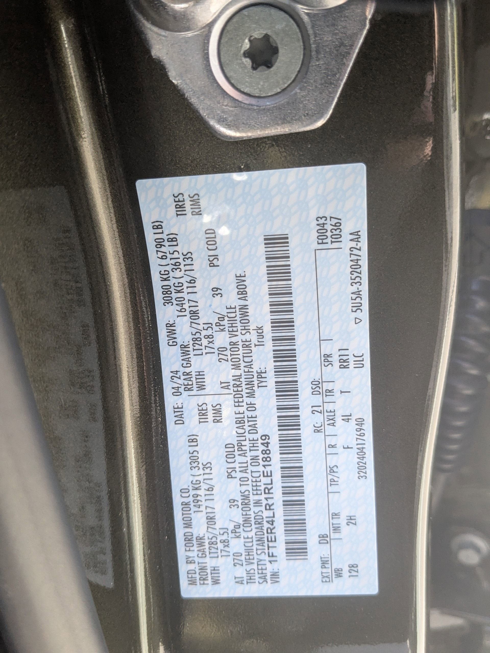 2024 Ford Ranger Raptor