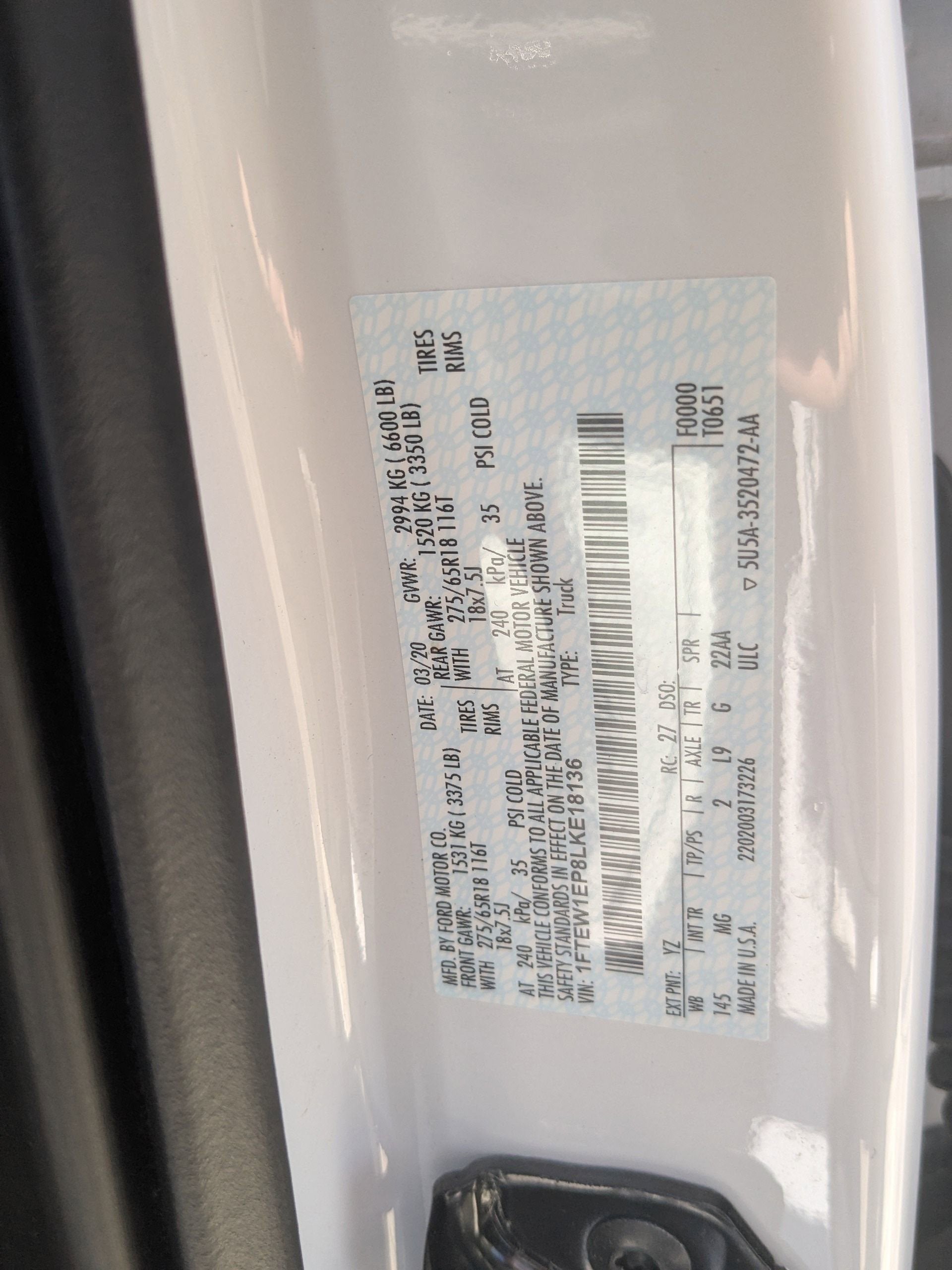2020 Ford F-150 XLT