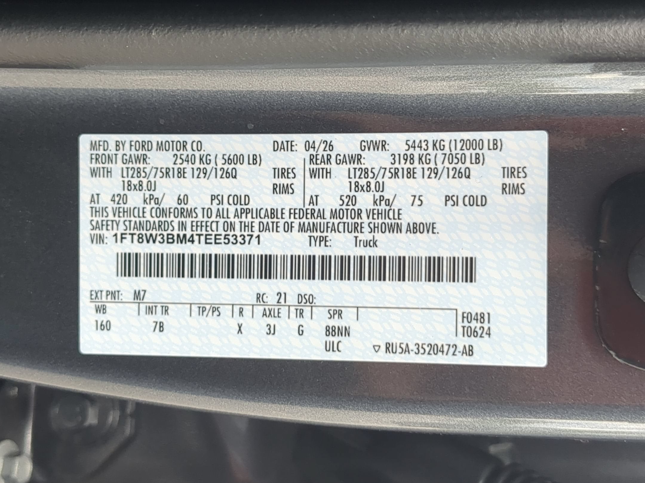 2026 Ford Super Duty F-350 SRW Platinum