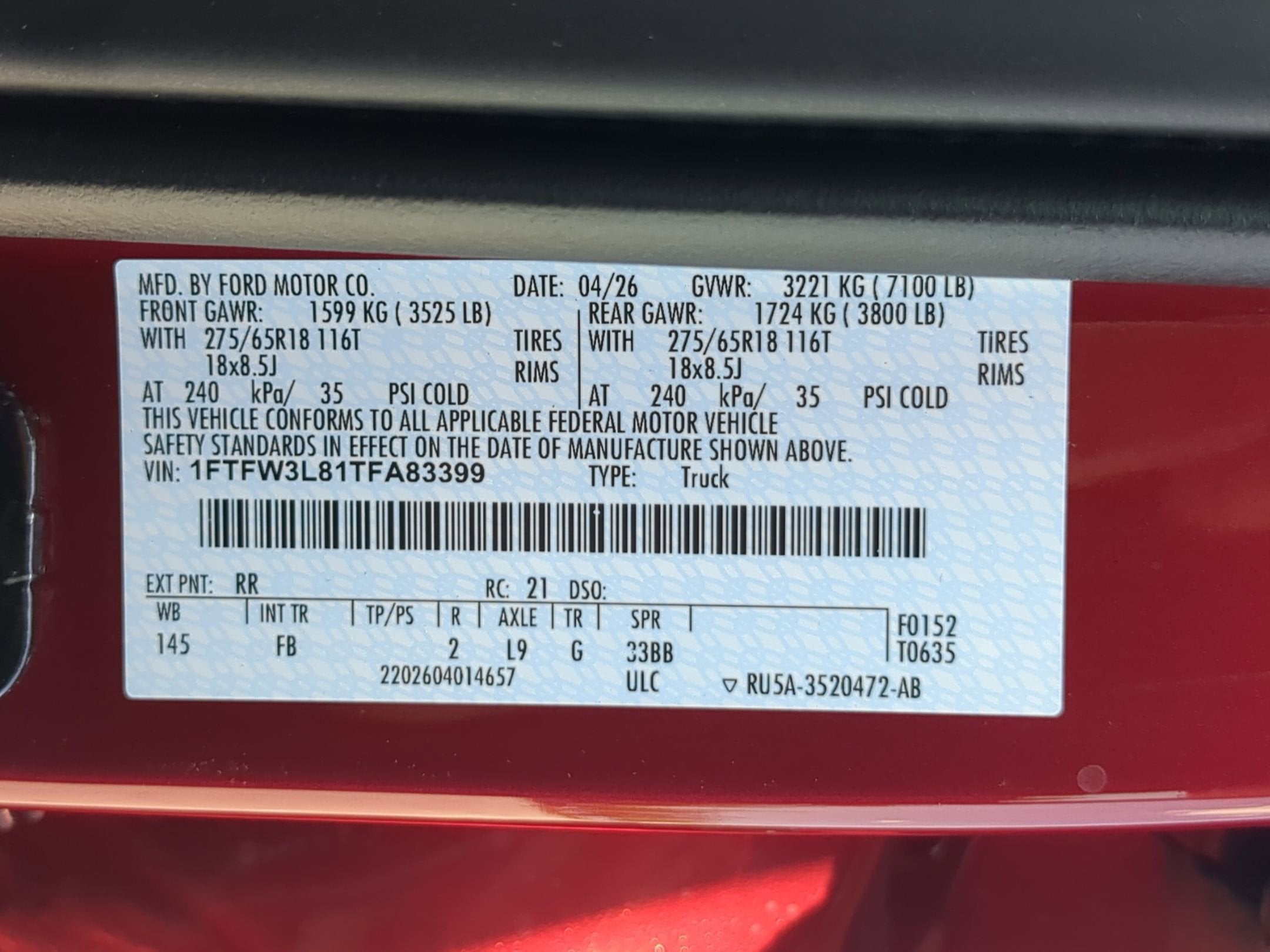 2026 Ford F-150 XLT