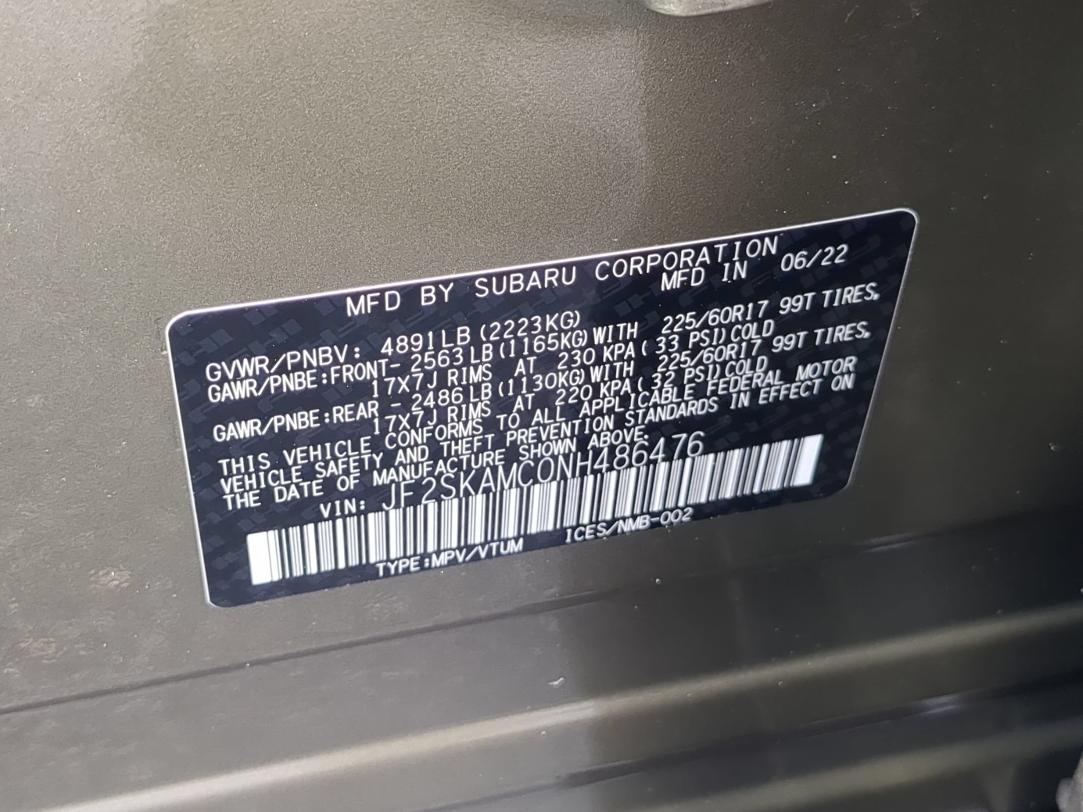 2022 Subaru Forester Wilderness