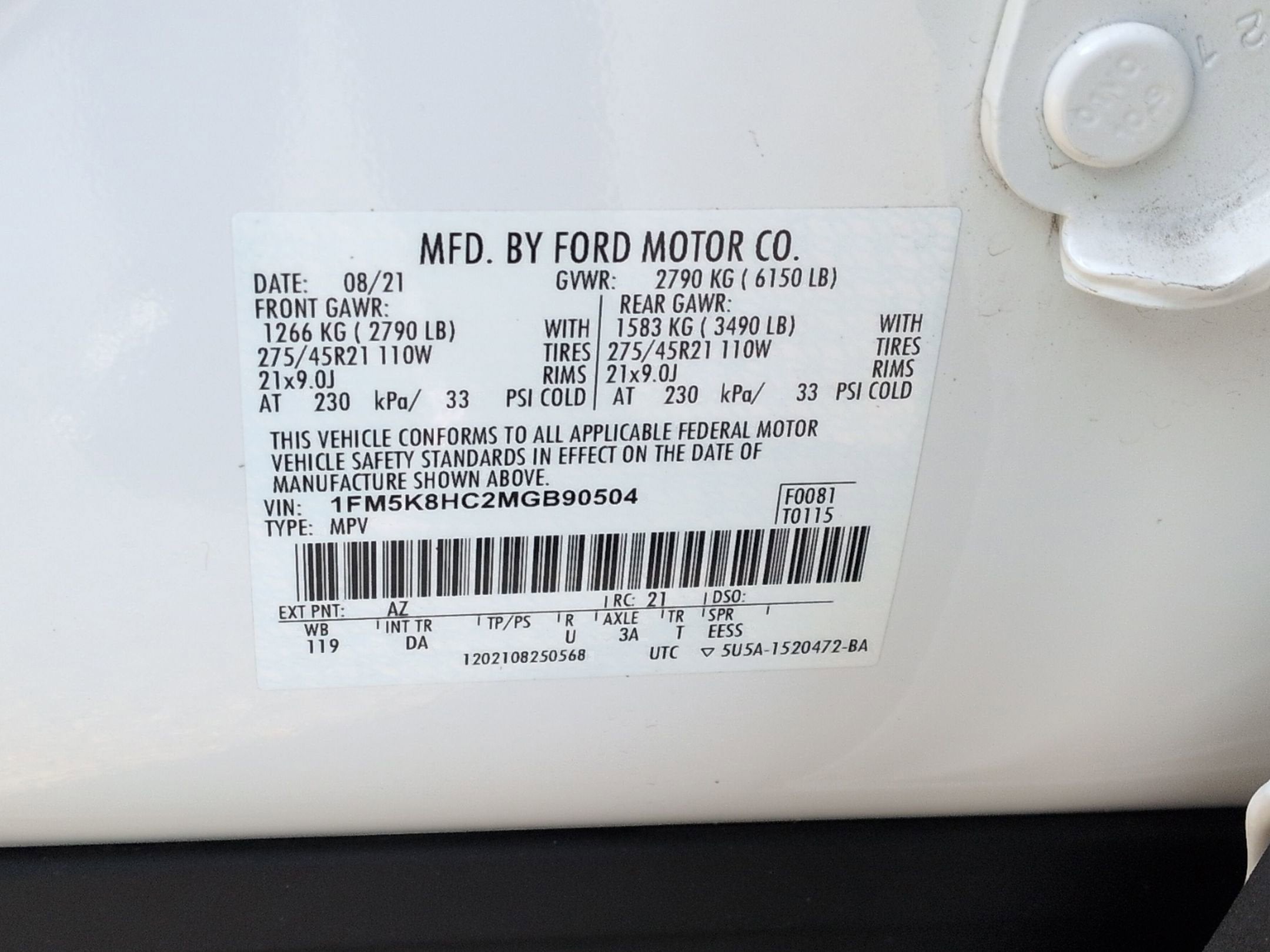 2021 Ford Explorer Platinum