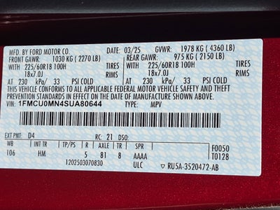 2025 Ford Escape ST-Line - Crossroads Courtesy Demo