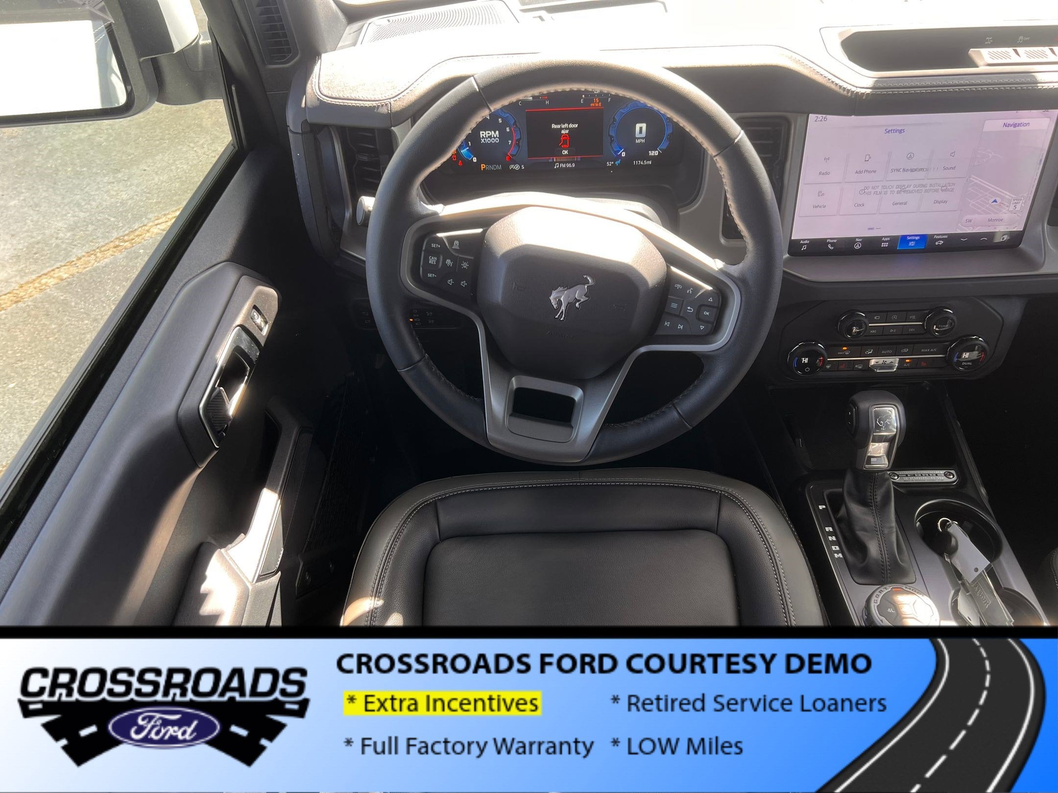 2025 Ford Bronco Outer Banks - Crossroads Courtesy Demo