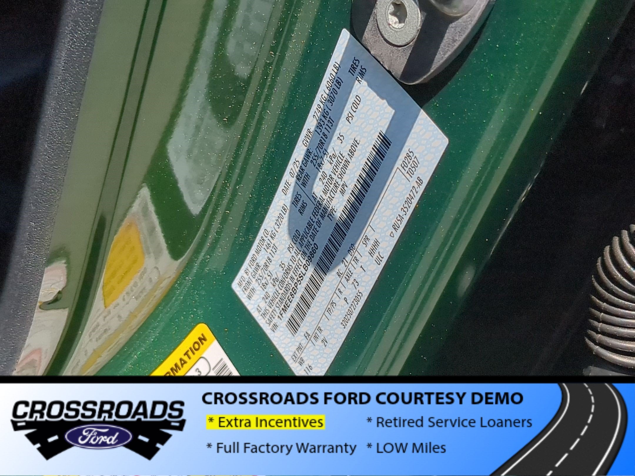 2025 Ford Bronco Outer Banks - Crossroads Courtesy Demo