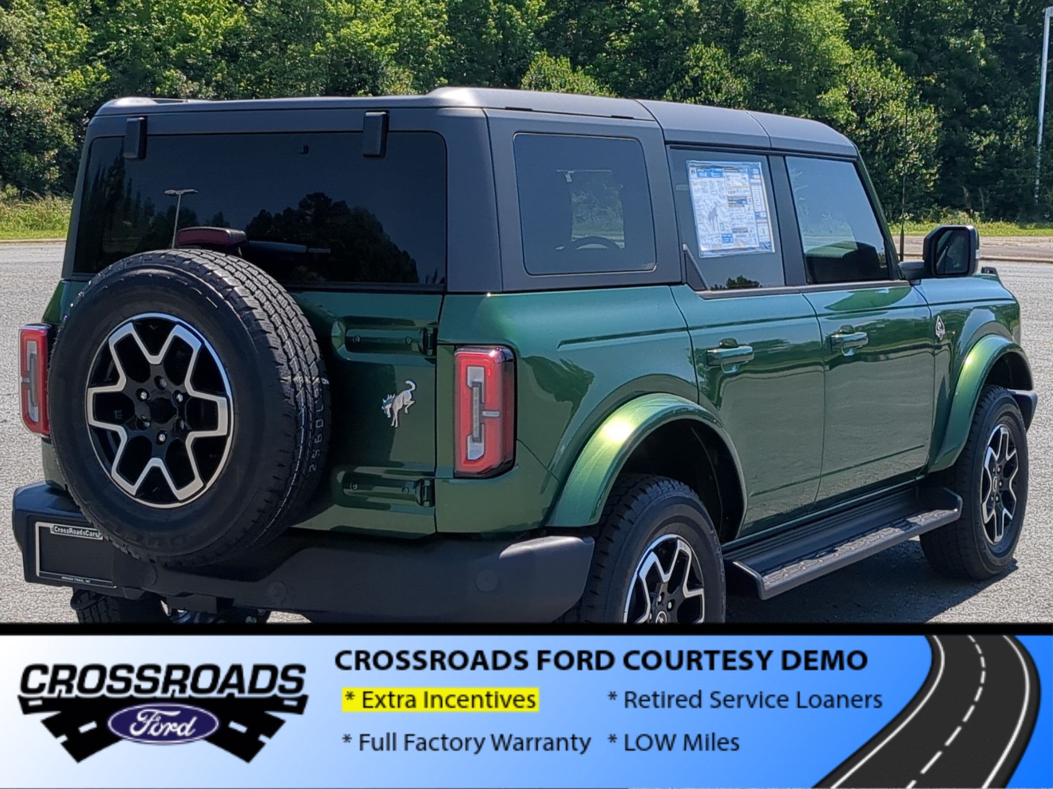 2025 Ford Bronco Outer Banks - Crossroads Courtesy Demo