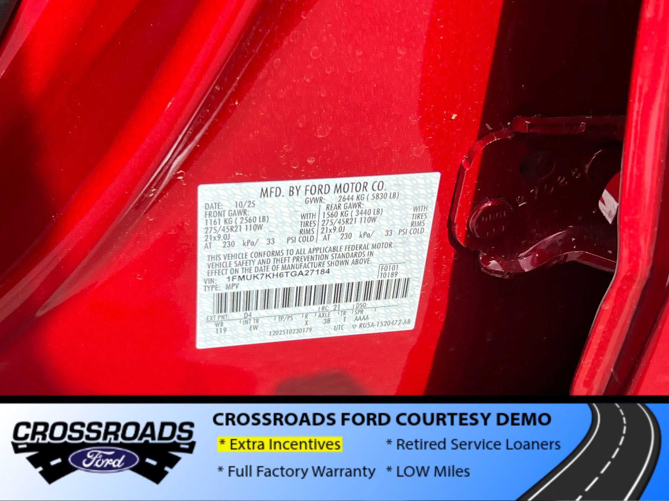 2026 Ford Explorer ST-Line - Crossroads Courtesy Demo