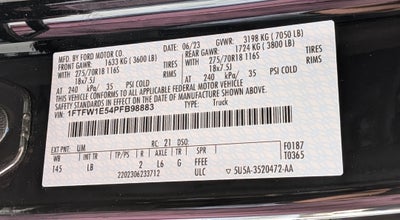 2023 Ford F-150 Tremor