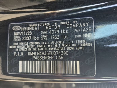 2023 Hyundai Elantra Hybrid Limited