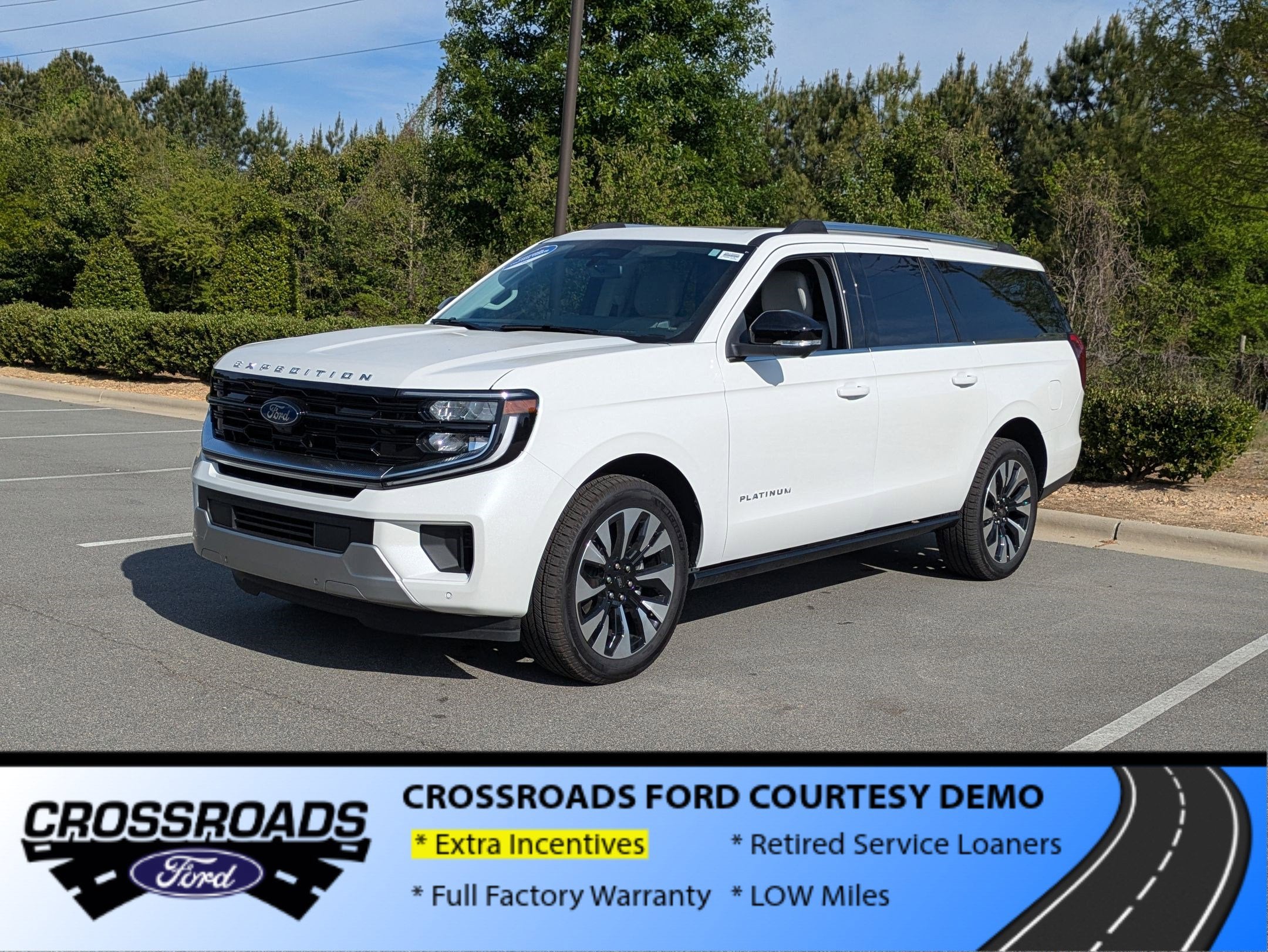 2026 Ford Expedition Max Platinum - Crossroads Courtesy Demo