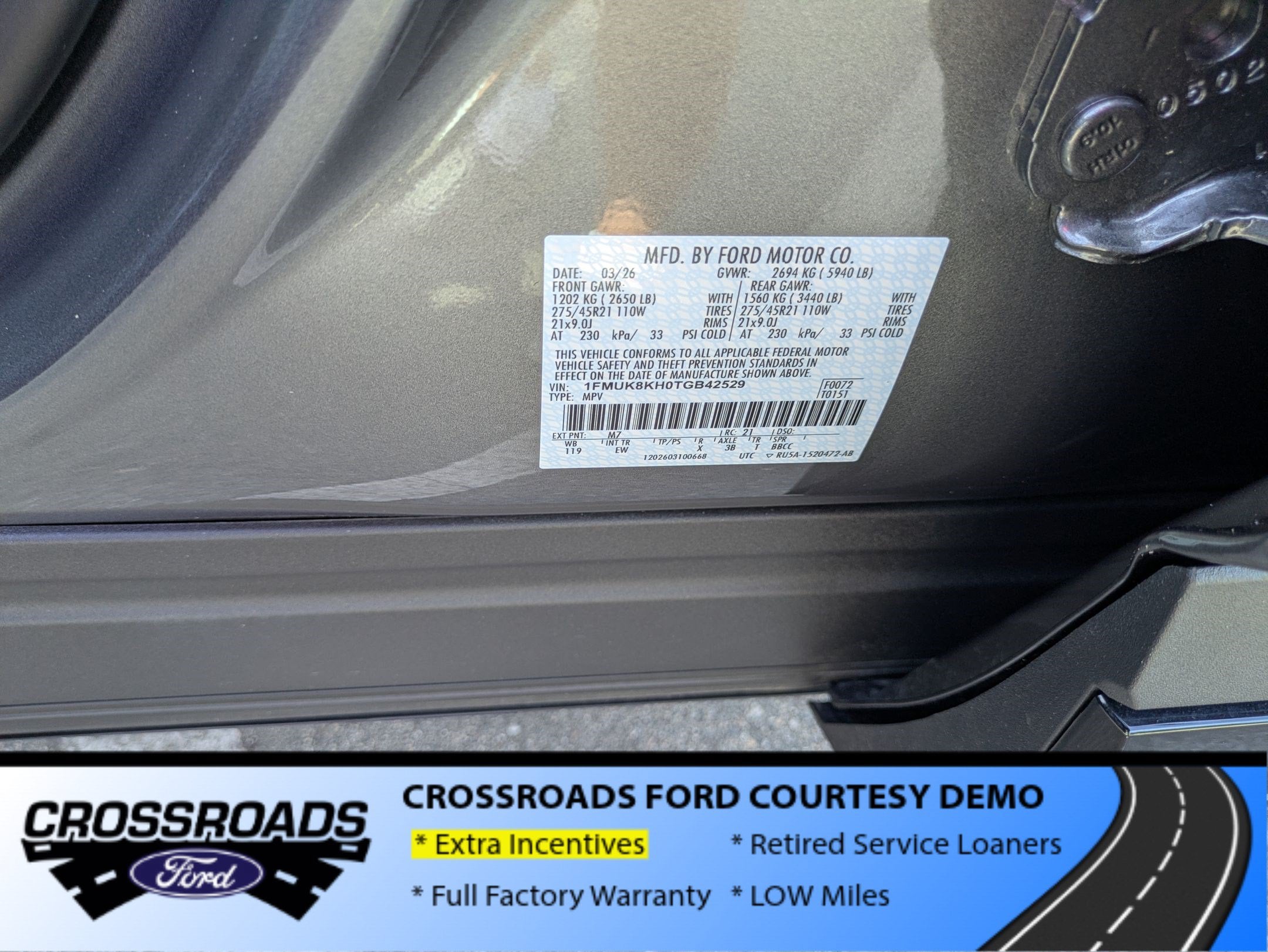 2026 Ford Explorer ST-Line - Crossroads Courtesy Demo