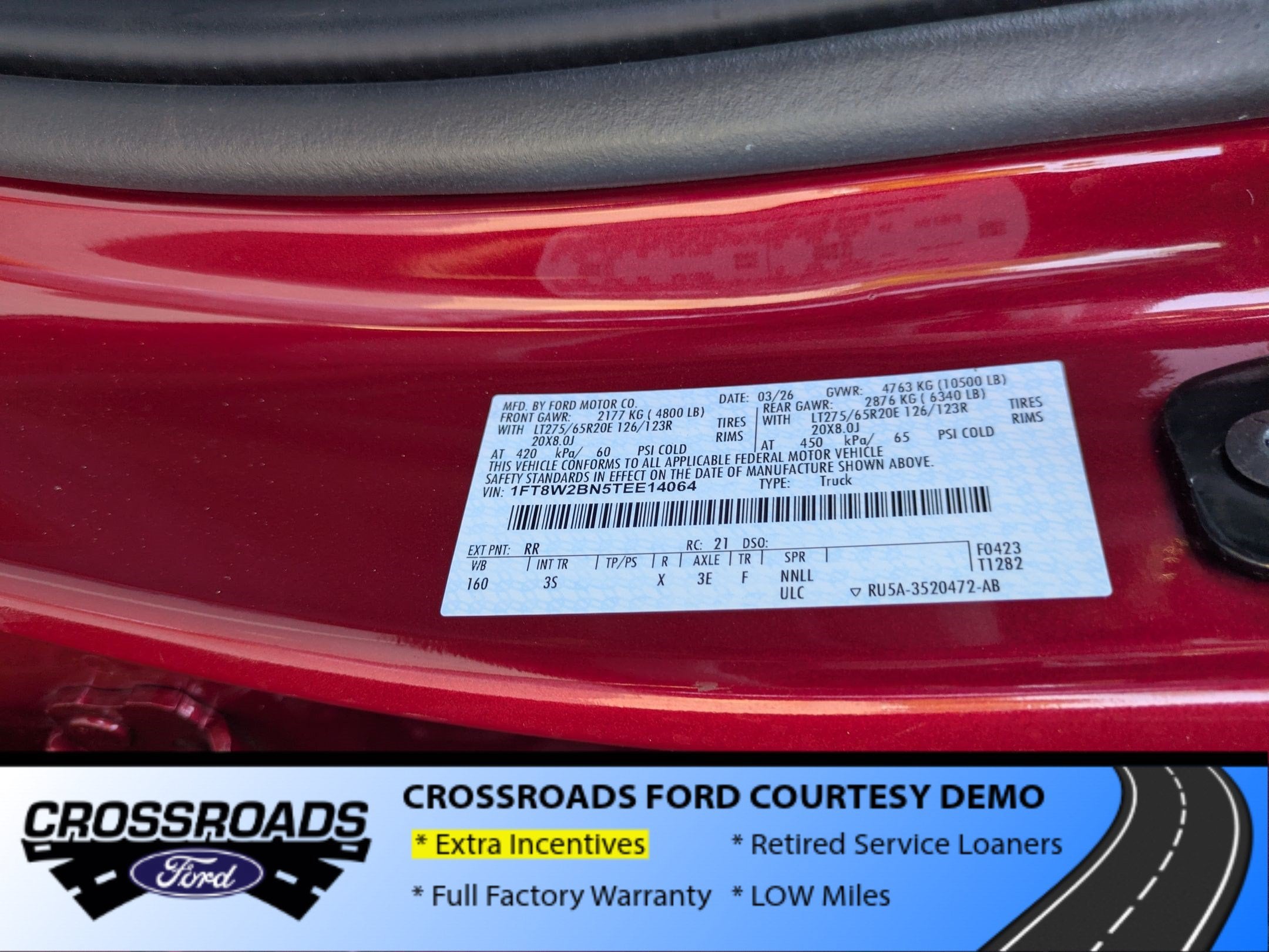 2026 Ford Super Duty F-250 SRW XLT - Crossroads Courtesy Demo