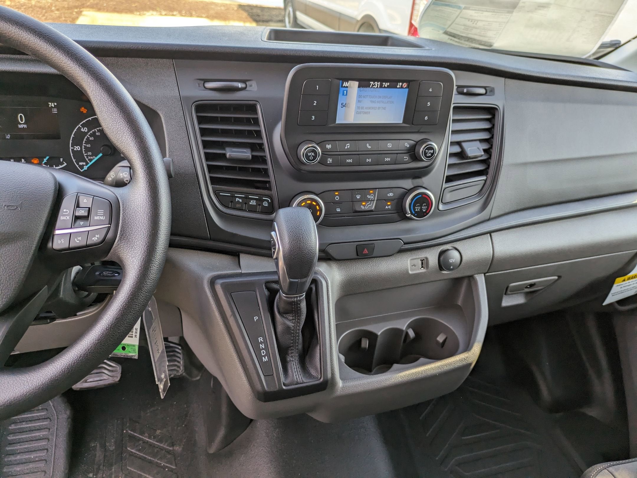 2025 Ford Transit Cargo Van T-250 RACKS AND BINS