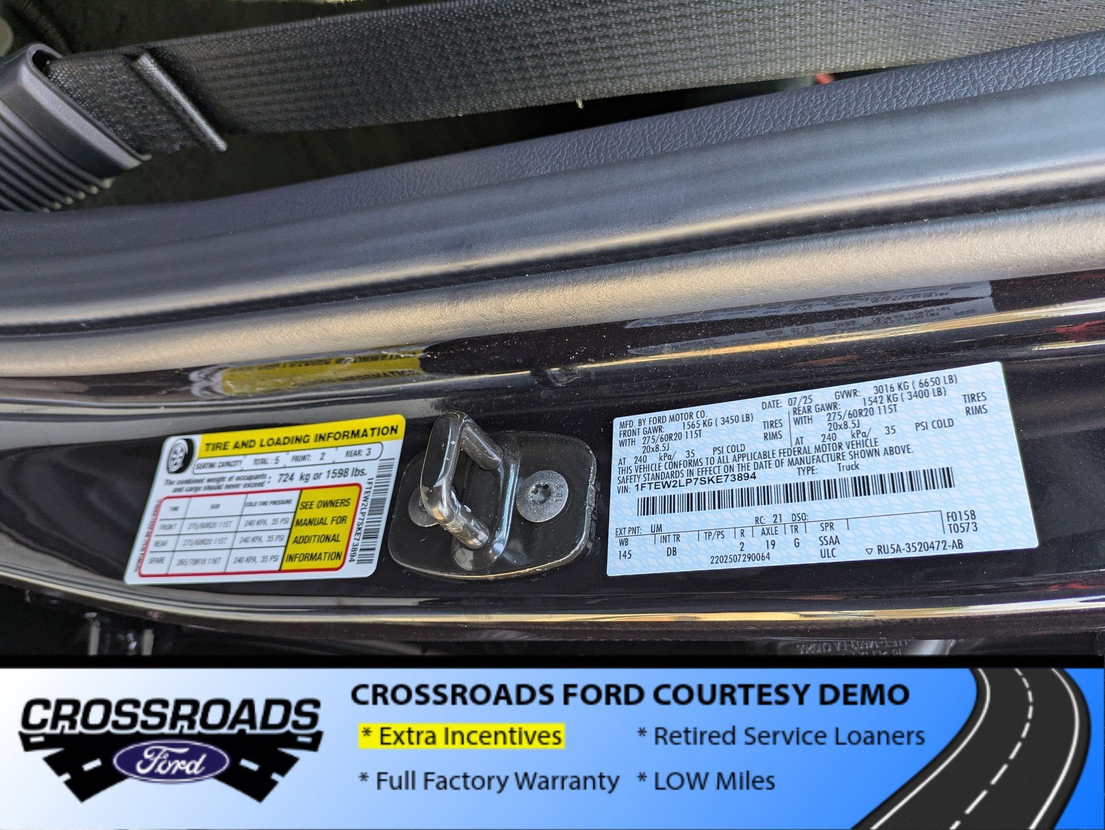 2025 Ford F-150 STX - Crossroads Courtesy Demo