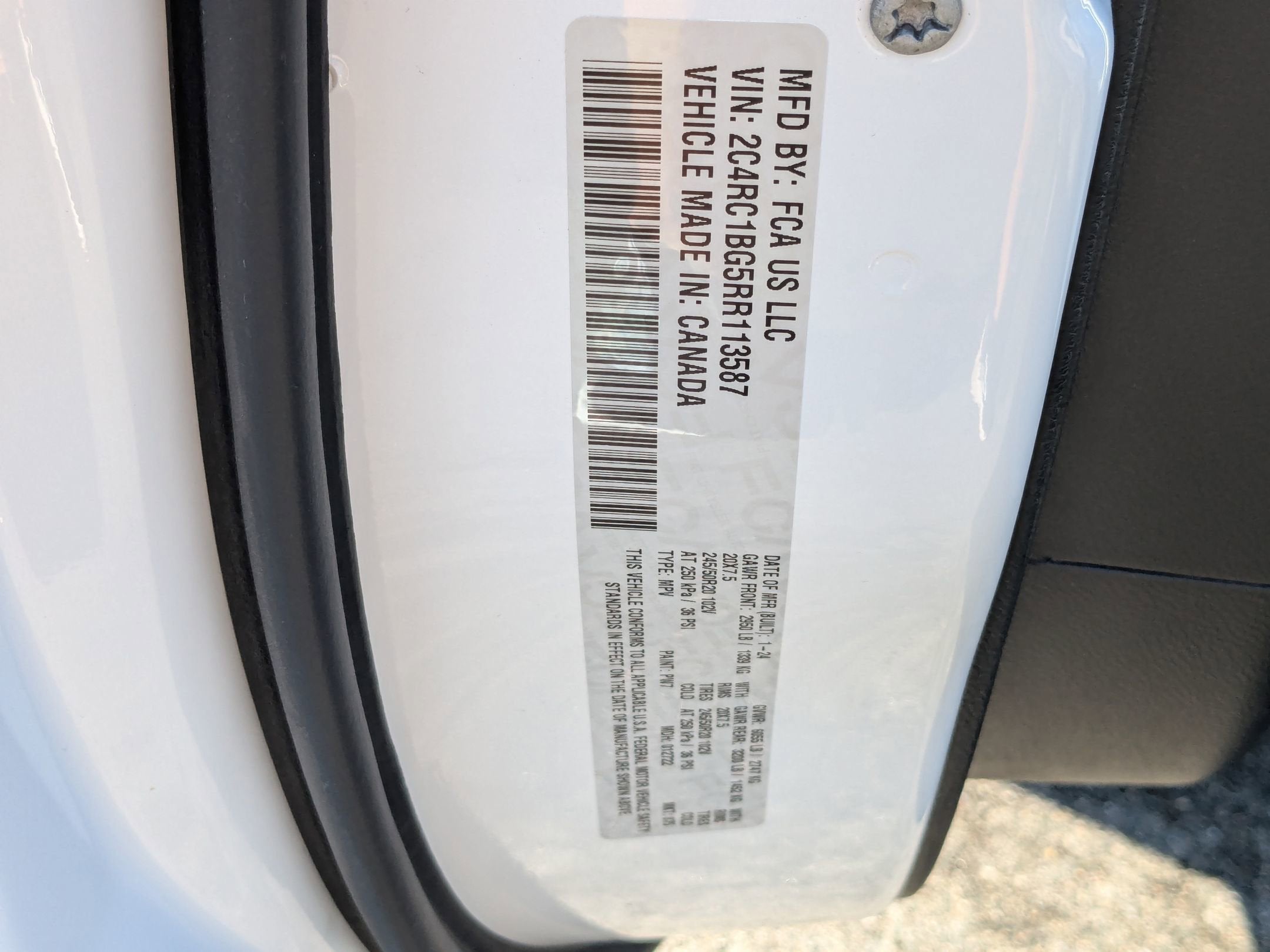 2024 Chrysler Pacifica Touring L