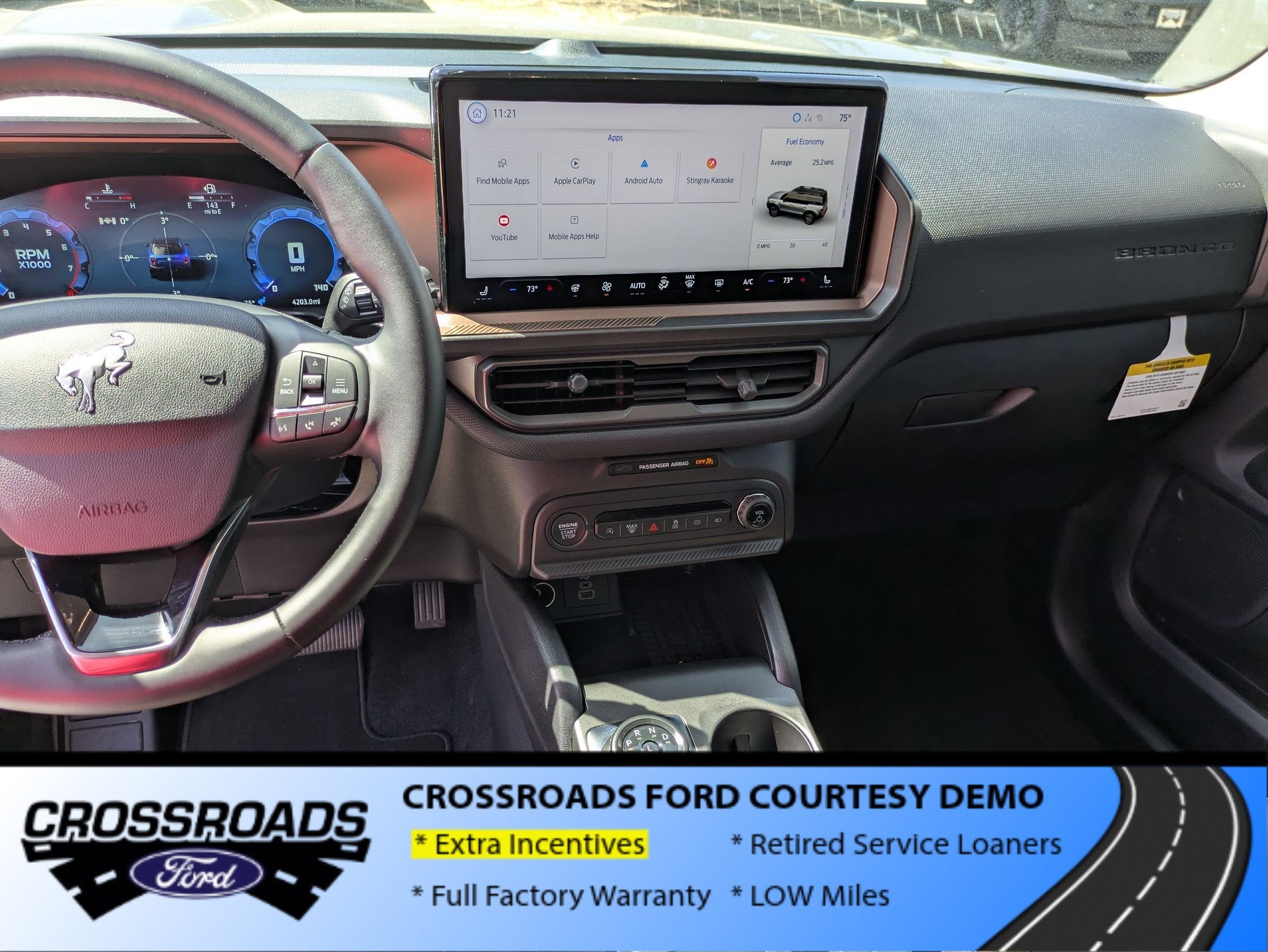 2025 Ford Bronco Sport Outer Banks - Crossroads Courtesy Demo