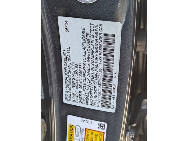 2024 Honda Accord Sedan EX