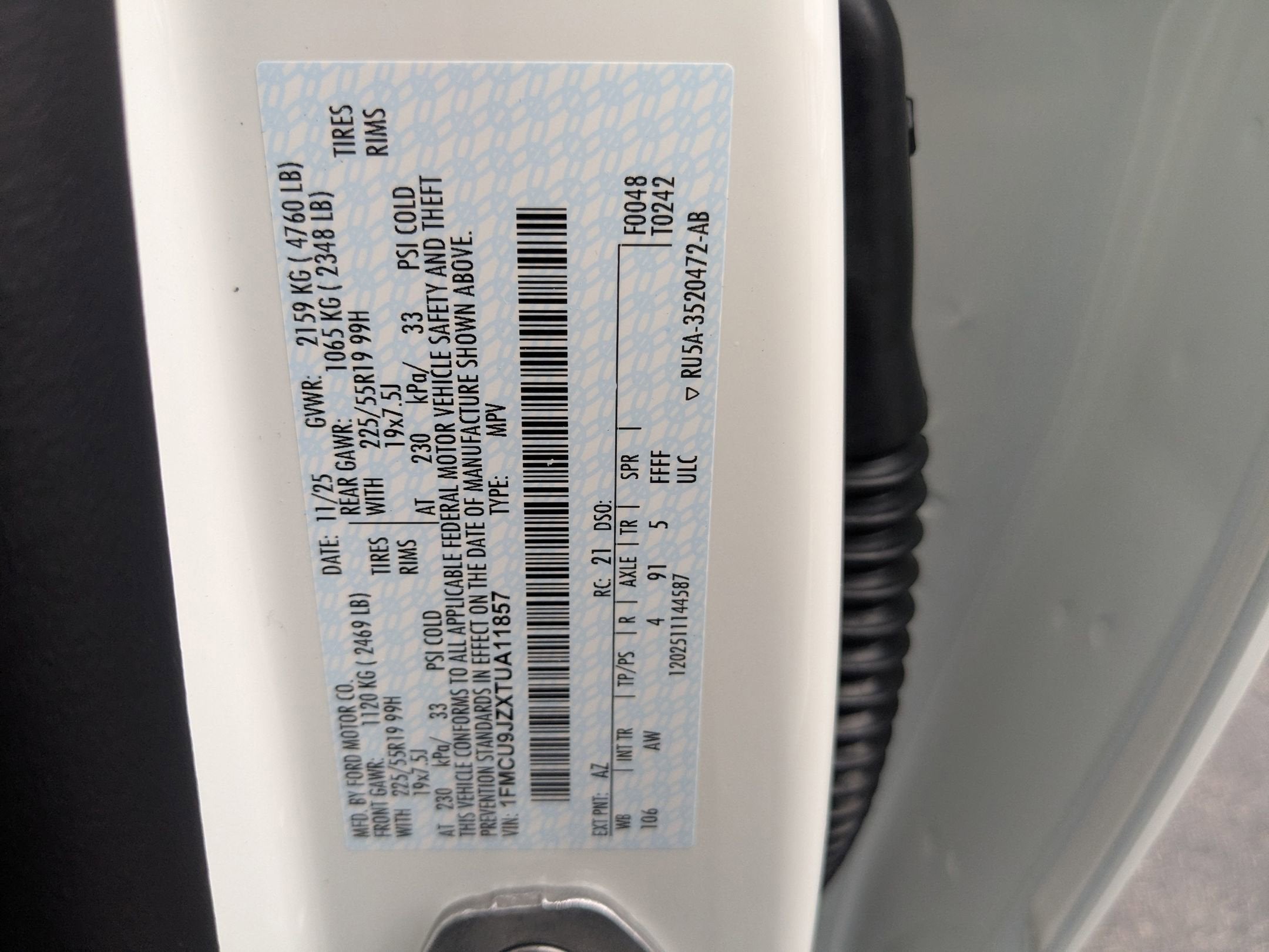 2026 Ford Escape Platinum