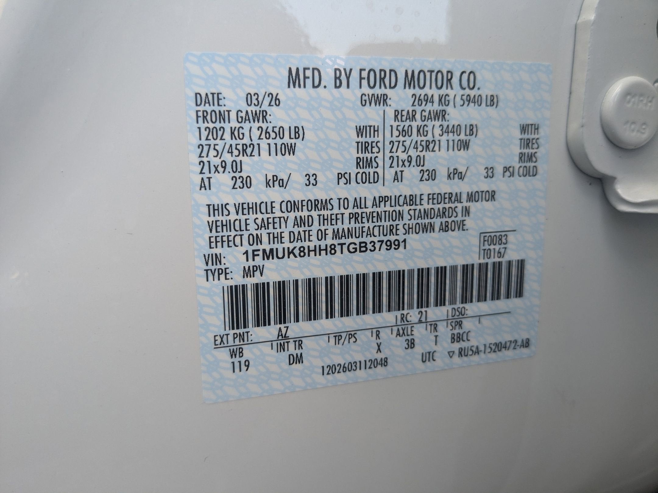 2026 Ford Explorer Platinum