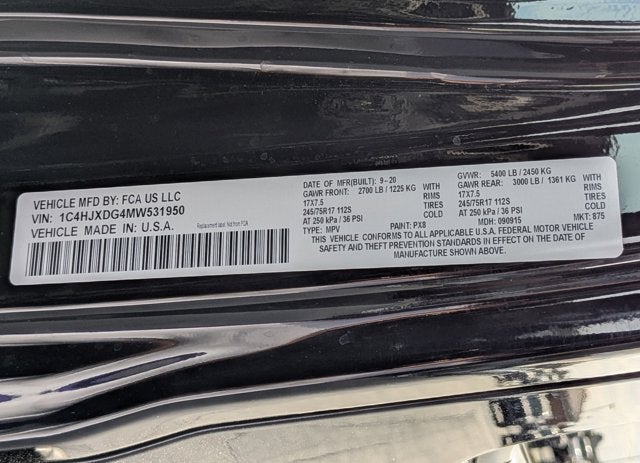 2021 Jeep Wrangler Unlimited Sport S