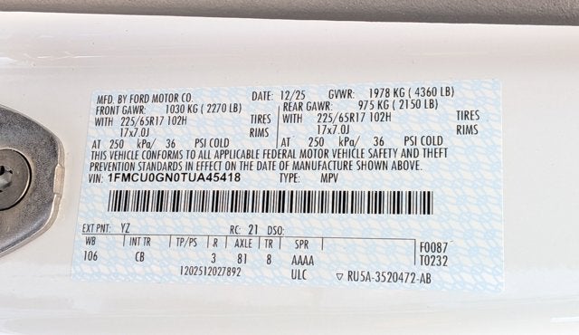 2026 Ford Escape Active