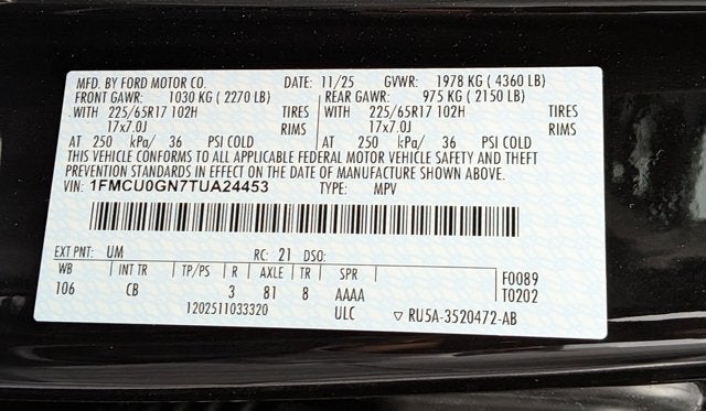 2026 Ford Escape Active