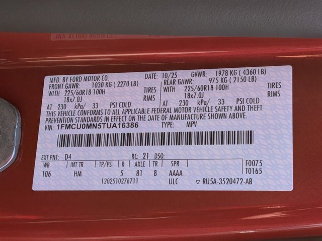 2026 Ford Escape ST-Line