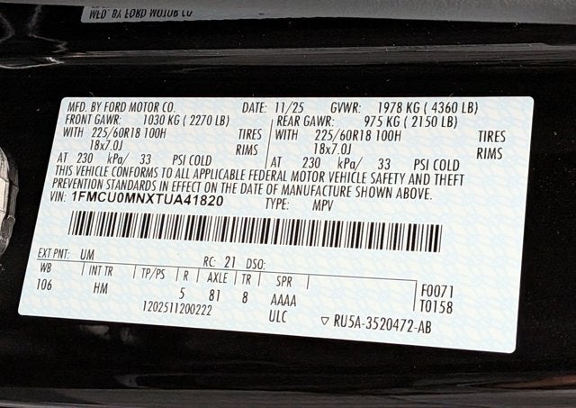 2026 Ford Escape ST-Line