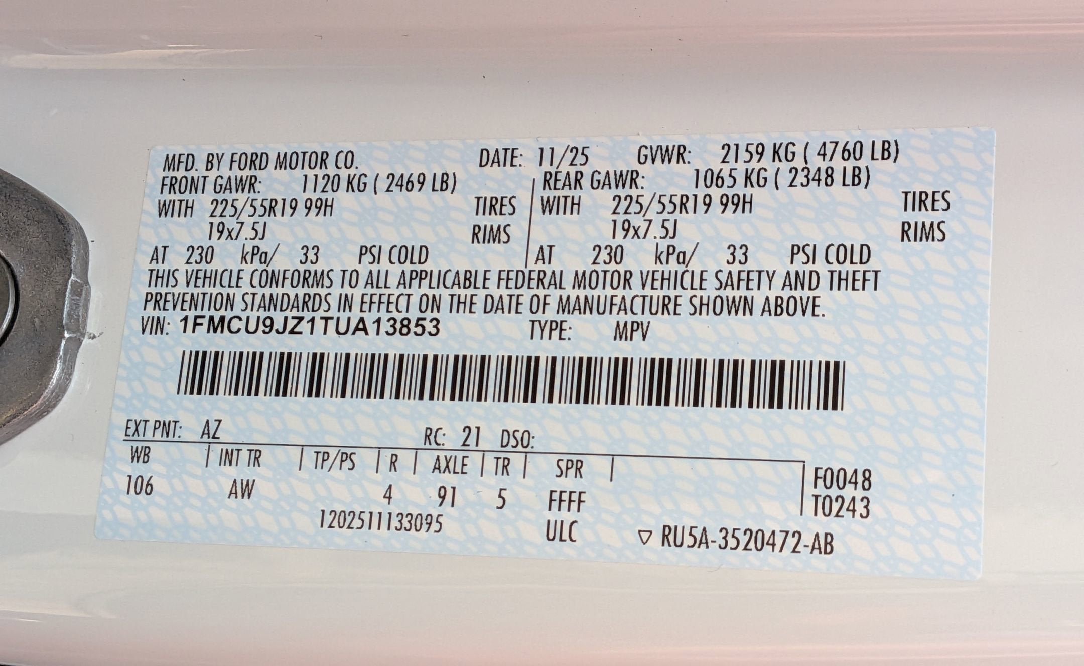 2026 Ford Escape Platinum