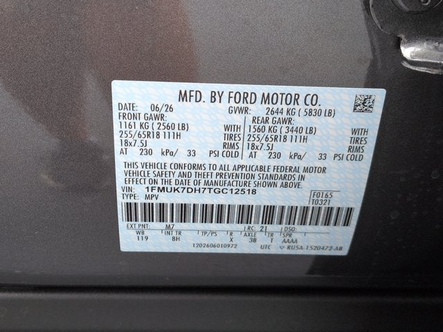2026 Ford Explorer Active w/200A Pkg