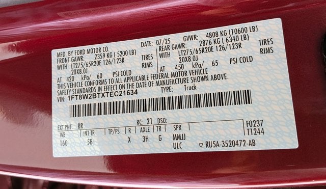 2026 Ford Super Duty F-250 SRW LARIAT