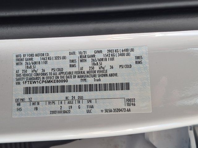 2021 Ford F-150 XLT