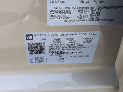 2022 GMC Sierra 1500 Elevation