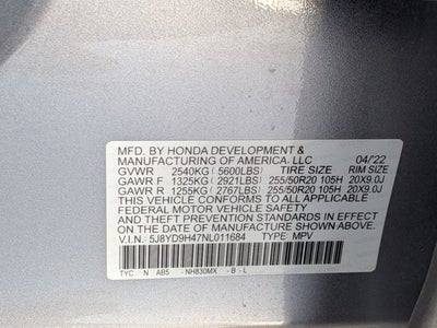 2022 Acura MDX w/Technology Package