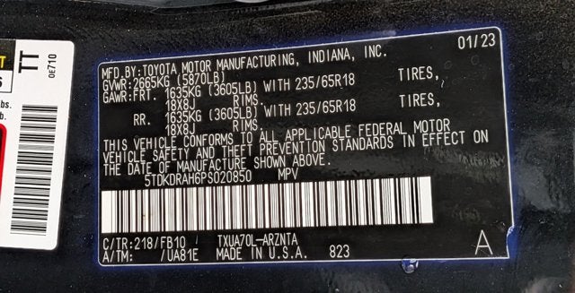 2023 Toyota Highlander LE